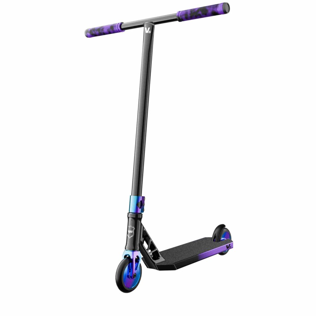 Street stunt scooter with wide deck and durable wheels for urban riding manufactured by Aixi Sports for wholesale